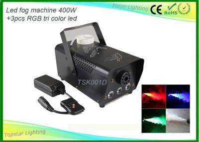 China Geleid Machine 3 X 1 W RGB Mini Thermische Fogger van Fogger van de Mist Lichte 400w Kleurrijke Rook Te koop