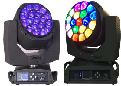 China 15w LED Moving Head Light  19 X 12w / 15w 4-In-One Led Bee Eye Led Moving Heads for sale