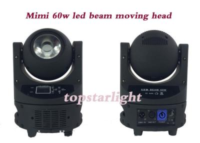 China Professtional DJ Disco Light IP20 DMX Mini 60W LED Beam Moving Head Light for sale