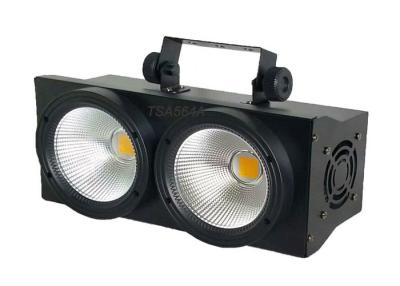 China 2*100W Warm White COB Led Audience Blinder Light TV Studio Show Stage Lighting for sale