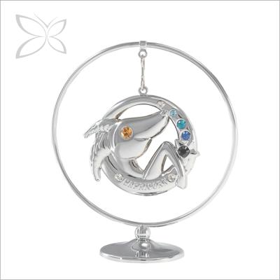 China Fashionable Good Quality Metal Sliver Plated Capricorn Zodiac Sign From Europe for sale