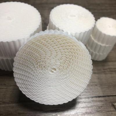 China 2 Layers Corrugated Paper Absorbent Filter Paper Cotton Pulp Material Hme Paper Roll for sale