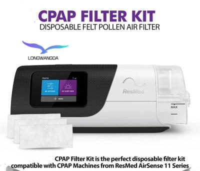 China 51*23 Resmed Airsense 11 Filters Disposable Cotton ResMed CPAP Filter en venta