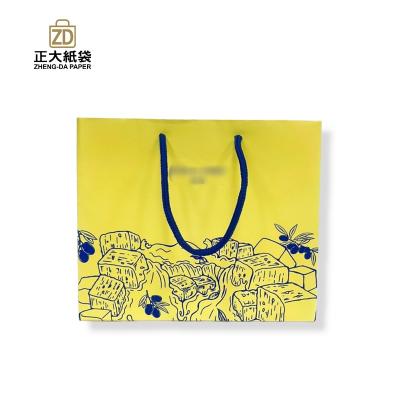 China Eco-Friendly Manufacturer from Taiwan Premium Art Paper Shopping Bags with Logo for sale