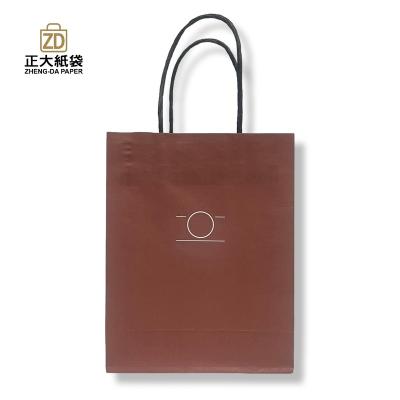 China Eco - Friendly Fully Printed Reusable Shopping Paper Bag With Twisted Paper Handle for sale