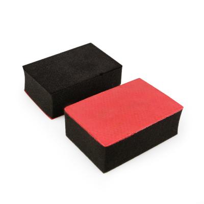 China Square Shape Red Car Polishing Clay Block Clay Block Detailing With Medium Grade for sale