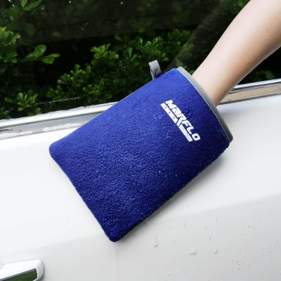 Китай Синий на заказ Синтетическая глиняная Mitt Clay Bar Wash Mitt для ухода за автомобилем Пузырь упакованный продается