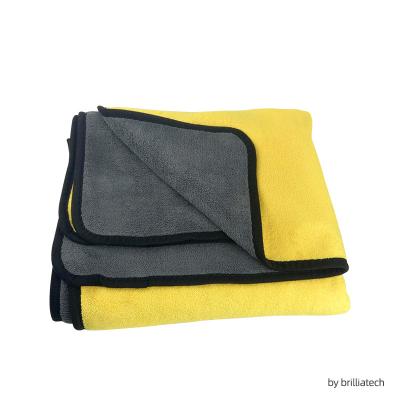 China 160cm*60cm Car Cleaning Microfiber Cloth For Car Washing High Water Absorption for sale