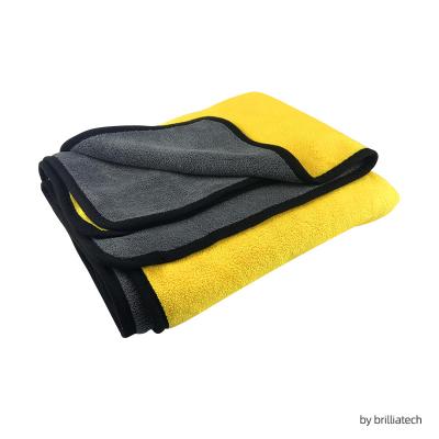 China 160*60cm 30*30cm Auto Drying Towels Microfiber Cloth For Car Wash for sale