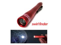 Easily Use Customized Red Swirl Finder Light For Car Polishing Paints