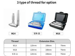 Polishing extension shaft bar adaptor