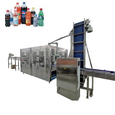 China 3000BPH Full Automatic Small 3IN1 Beverage Carbonated Soft Drink Beverage Filling Machine Production Line for sale