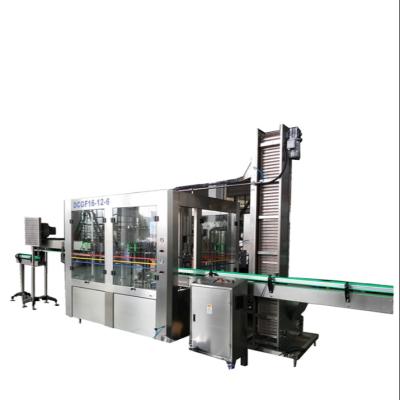 China Full Automatic 3IN1 Small Beverage Carbonated Soft Water Beverage Washing Filling Machine Capping Production Line for sale