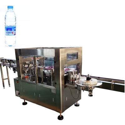 China Automatic High Speed ​​Linear Rotary Hot Glue OPP BOPP Labeling Machine Beverage Melt Round Flat Bottle Drinking Water Cola Plant for sale