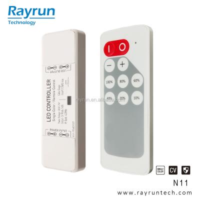 China Rayrun N11 RF LED Single Color Lights Nano Dimmer for sale