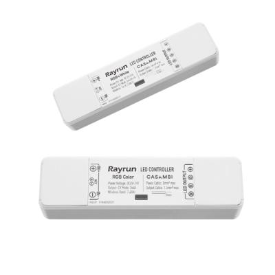 China Single Pad Rayrun Casambi NB.1 Full Color To RGBW LED Controller CV Controller With RF Remote Control And Casambi App for sale