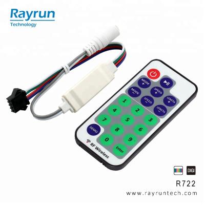 China Lighting Control Rayrun R722 Remote Digital RF Controller To Chase Tape for sale