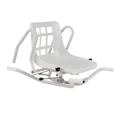 China Height Adjustable Portable Bath Chair With 360 Degree Swivel Back For Elderly Seat Shower Chair For Disabled for sale