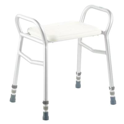 China Aluminum Alloy Bathroom Safety Shower Chair Bath and Black Adjustable Elderly Disabled Shower Chair Dressers for sale