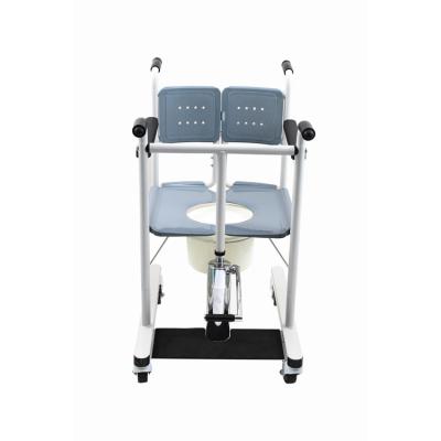 China Commode Toilet Chair for Bliss New Disabled Patient Lift Patient Lift Chair Elder Care Commode Chair Manual with Wheel for sale