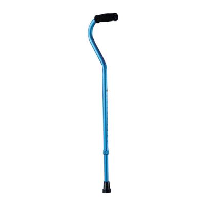 China Bliss Blue Portable and Foldable Question Mark Walking Stick Compensated Cane Crutches for Senior for sale