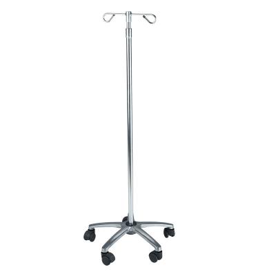 China Modern Hospital Medical Adjustable Mobile Infusion Stand IV Pole Drip Rack for sale