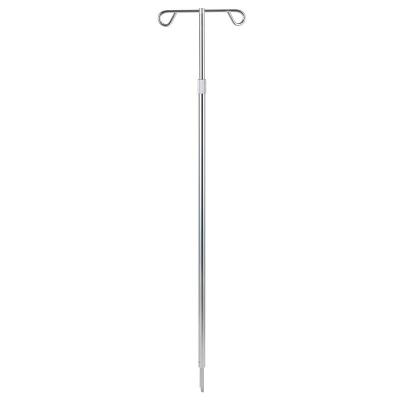 China Modern Hospital Stainless Steel Iron Infusion Set IV Pole Mobile Drip Stand Stand Without Wheels for sale