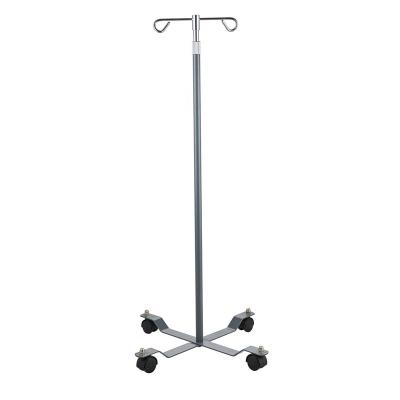 China Modern High Cost Effective Iv Pole Iv Pole Hook Iron Two Base Iv Pole Holder Iv Pole Drip Holder for sale