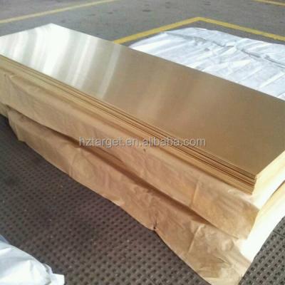 China High Quality Construction / Decoration Brass Plate CuZn37 Sheet Polished Surface Kg for sale