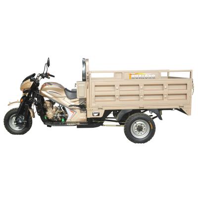 China Cheap Chinese Water Cooled Motorized Cargo Motorcycle Three Wheel Tricycle 200cc 150cc Engine Air Price Tricycle for sale