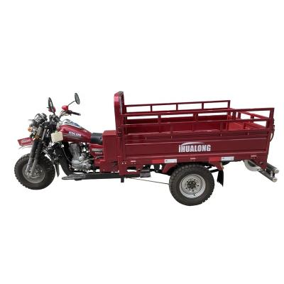 China Heavy Duty Cargo Double Suspension Motorcycle 3 Wheel Tricycle Yemen Market 150cc 200cc Freestyle Farming Tricycle for sale