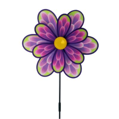 China High Quality Garden Decoration Garden Decoration Children's Decorative Toys Flower Wind Spinner for sale