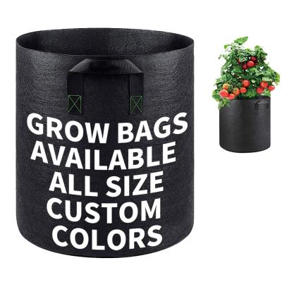 China Non Woven Tree Plant Grow Bags Felt Grow Pot 1 5 10 25 50 100 200 300 Gallon Fabric Grow Bags for sale