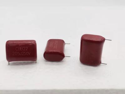 China Waterproof 250V Metallized Polypropylene Film Capacitor Flame Retardant for sale