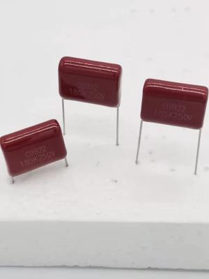 China Capacitores metalizados vermelhos do polipropileno CBB22, capacitor antiparasitário em forma de caixa à venda