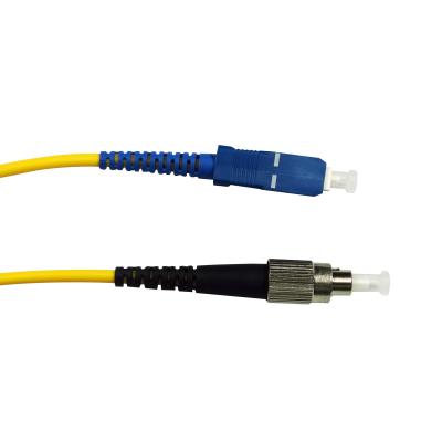 China SC UPC To FC UPC Optical Fiber Patch Cord Single Mode Simplex Diameter 3mm for sale