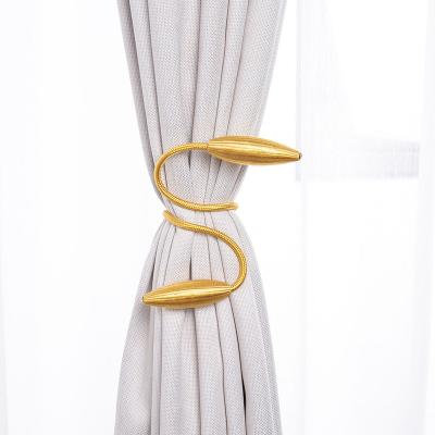 China Popular European Living Room Bedroom Curtain Rope Accessories Magnetic Curtain Strap for sale