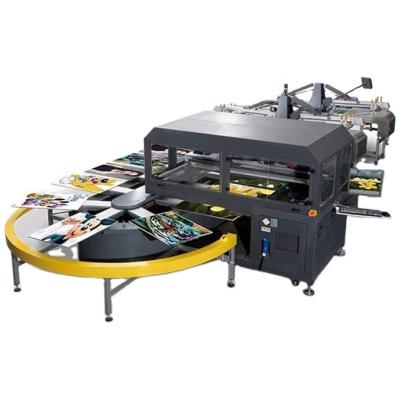 China Hotels Six-color high-speed digital oval printing machine clothes printing machine for sale