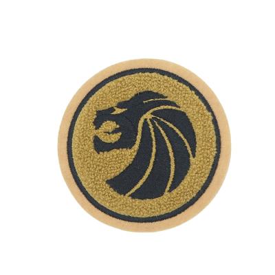 China wholesale cheap custom made 3D embroidery patch fabric felt sew on sublimation patch Chenille patch for jacket for sale