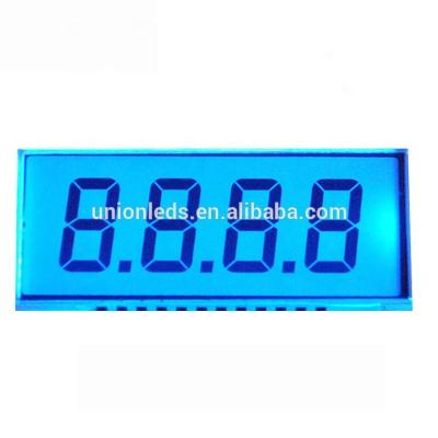 China 4 Digit 7 Small Size Small Size LCD TN Display Screen 50.8mmx22.86x2.8mm Custom Type for sale