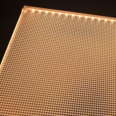 China Perforated Ceilings Shenzhen OEM Designed Onyx Marble Stone Led Panel Light For Building Decoration for sale