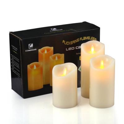 China Recycled Materials Gray Cardboard Gold Silver Foil Luxury Stamping Led Candle Boxes Packaging for sale