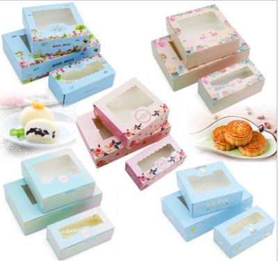 China Biodegradable Eco Friendly Recycle Packaging Gift Custom Wrapped Paper Box For Cake Candy Cookie for sale