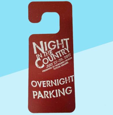 China paper & Cardboard Temporary Car Parking Card Phone Number Card Temporarily Docked Luminous Parking Phone Card for sale