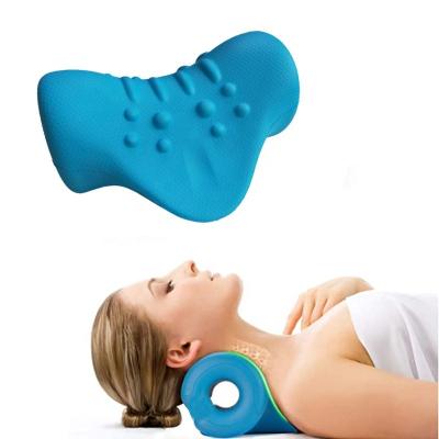 China Durable Portable Shoulder Relaxer, Cervical Traction Device and Neck Stretcher, Chiropractic Pillow for TMJ Pain Relief for sale