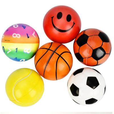 China Durable Customized Soft Compression Foam Ball Stress Reliever Ball Squish Sports Ball for sale