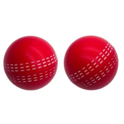 China Soft /squishy custom logo PU foam cricket ball anti stress cricket ball slow rising cricket ball relief ball for sale