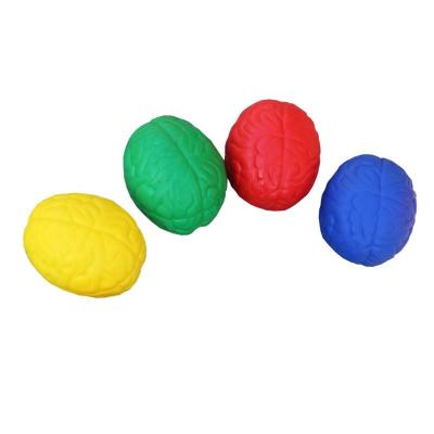 China Sale Soft Squeeze Toy Whole Brain Shaped Stress Relief Balls Stress Ball PU Anti Scum Squeeze Ball Toys for sale