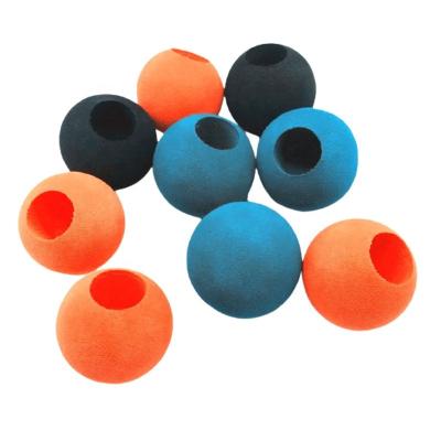 China Custom Soft /Durable Logo High Density Eva Foam Ball With Hole Eva Foam Antenna Ball For Toy for sale