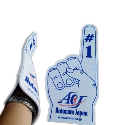 China Eco-friendly Custom Design Promotion Sponge Foam Hand Sports EVA Foam Cheering Big Hand for sale